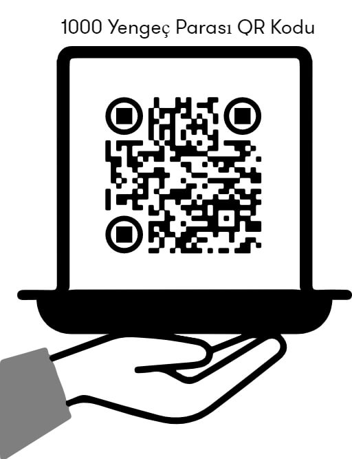 1000 yengeç parası QR