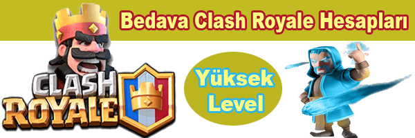 Bedava Clash Royale Hesapları