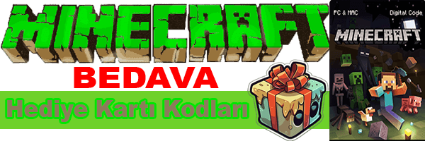 Minecraft Hediye Kodu